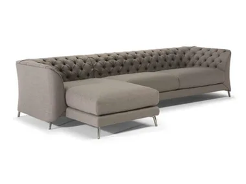 LA SCALA - Tufted sofa with chaise longue by Natuzzi Italia - view 2